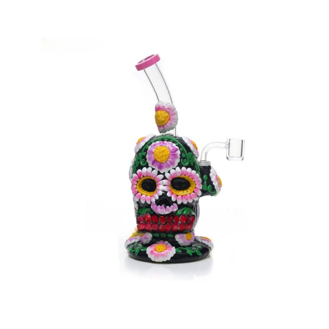 12.5in Flower skull rig