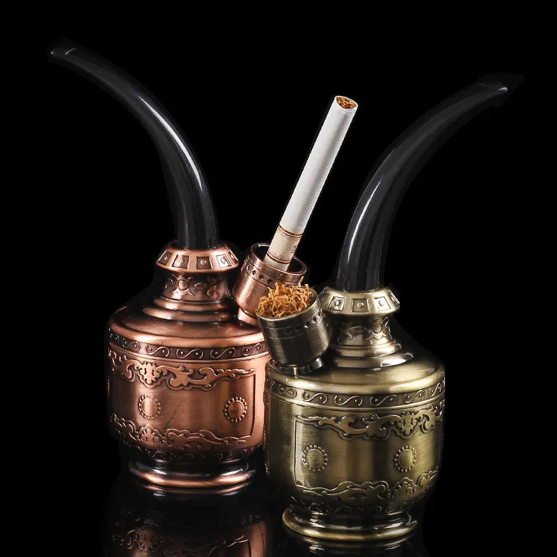 Vintage Durable Removable to Clean Smoking Pipe dual use  Multifunction Hookah mouthpieces high-quality Classic Tobacco Pipe