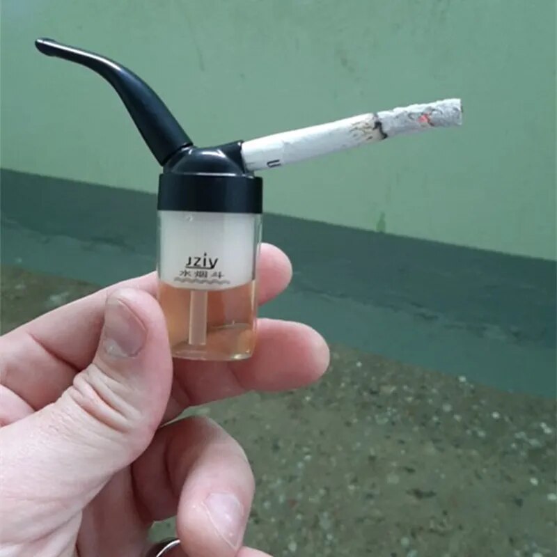 High Quality Pocket Size Mini Pipe Water Filter Cigarette Smoking Pipe Hookah Filter Outdoor Tool Smoking Cigarette Accessories