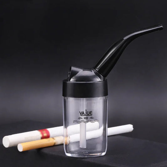 High Quality Pocket Size Mini Pipe Water Filter Cigarette Smoking Pipe Hookah Filter Outdoor Tool Smoking Cigarette Accessories