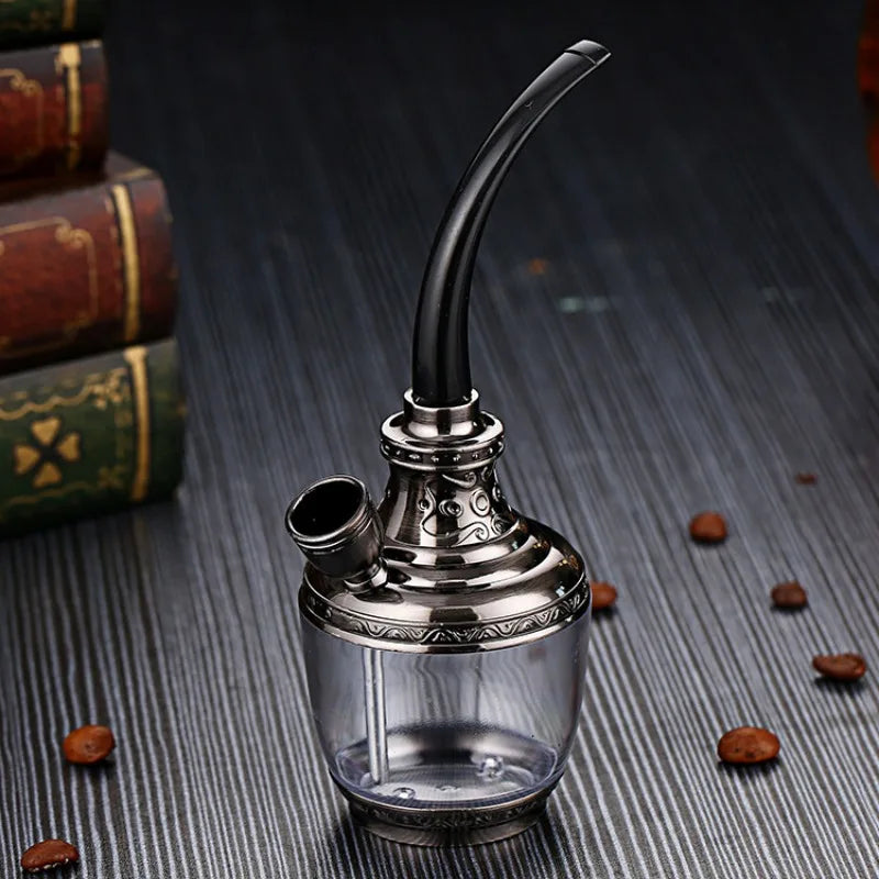High Grade Complete Set Smoking Pipe  Dual-use Glass Cigarette Pot Old Style Mouthpiece for Hookah Portable Tobacco for Hookah