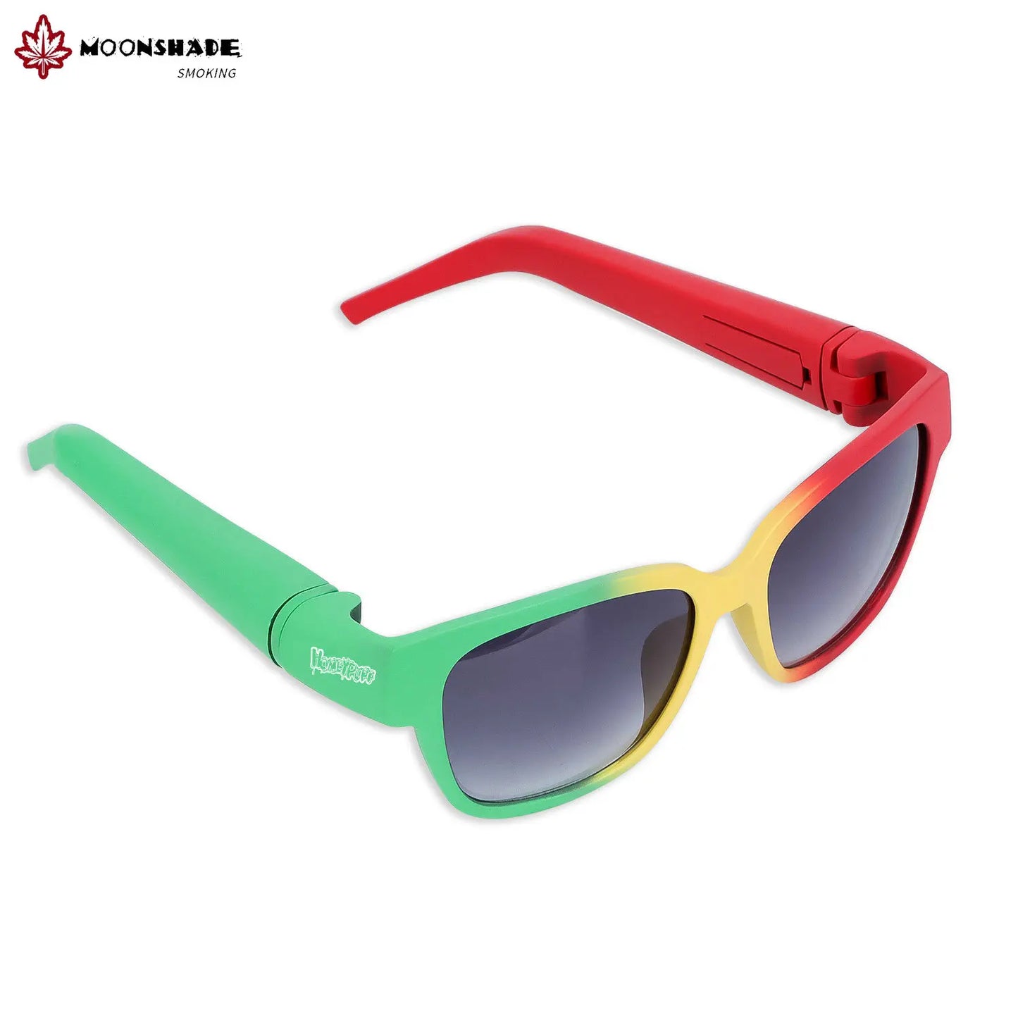 MOONSHADE Sunglasses Hidden Horn Tube Storage Removable Rolling Paper Glasses Holder Cigarette Case for Smoking Cool Gadget