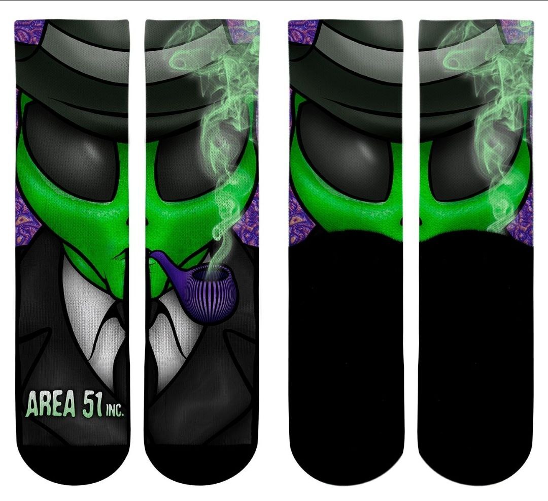 Astral Smoke: Pipe Crew Socks