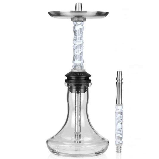 Hot Selling Moze Breeze 2 Hookah without Glass Base Silicone Hose Tray Stainless Steel Resin Shisha Narguile Chicha Sheesha Set