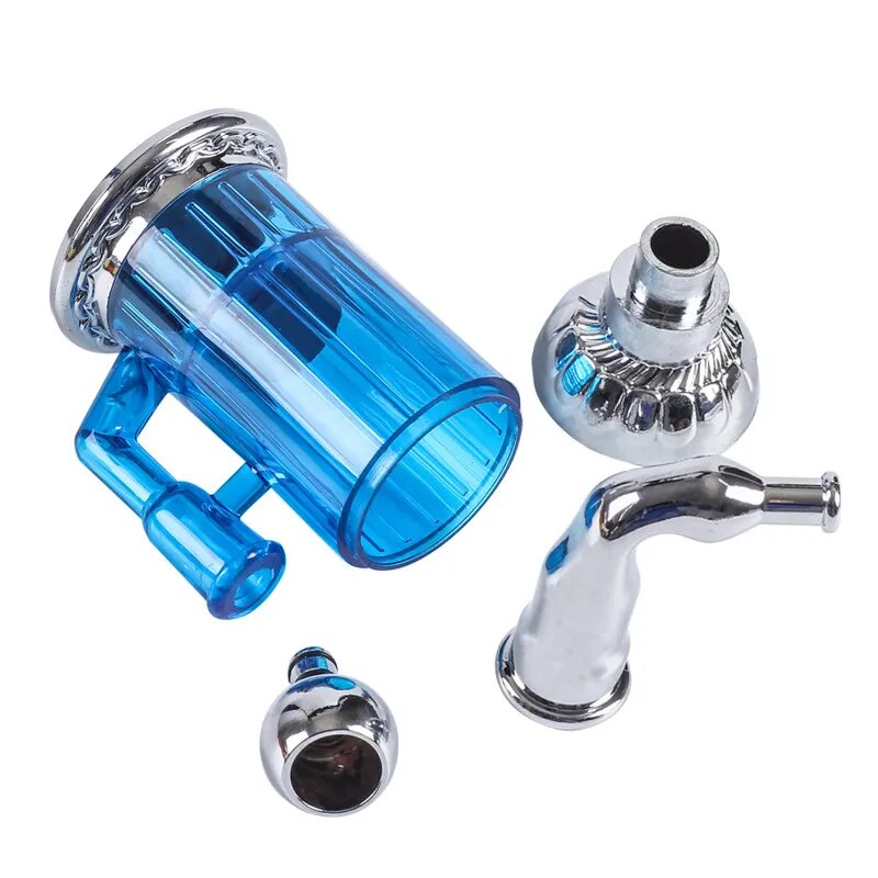 Pocket Hookah Water Filter Dual-Purpose Cigarette Tobacco Water Portable Smoking Pipe Smoking Accessories Three Colors