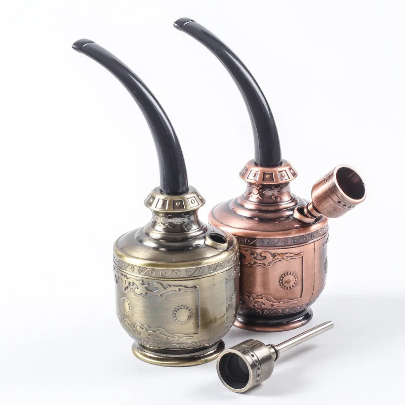 Vintage Durable Removable to Clean Smoking Pipe dual use  Multifunction Hookah mouthpieces high-quality Classic Tobacco Pipe