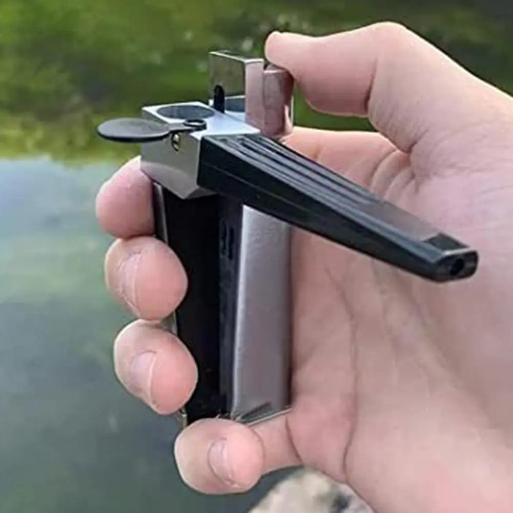 2 in 1 Set Metal Igniter Electric Arc BBQ Lighter Windproof Flameless Plasma Ignition Long Gas Lighter Camp Men Hitter Igniters